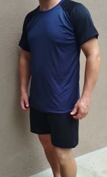 Conjunto dry fit masculino academia camiseta e short