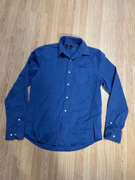 Camisa social azul C&A Modelagem Confort Tamanho 1 PP