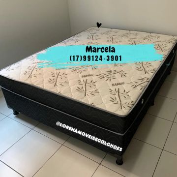 Cama Box Casal conjugado 10 Centímetros- novas 