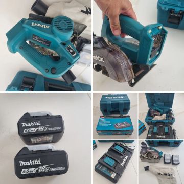 Kit Completo Makita - Serra de Corte, Bateria e Carregador