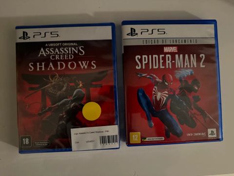 Vendo Assassins Creed Shadows e Homen aranha 2