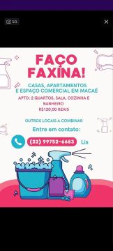 Faxina e serviços em geral