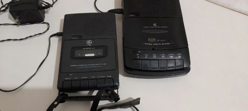 Gravador e tocador de fita cassete 120,00 os dois! Leia descrição!