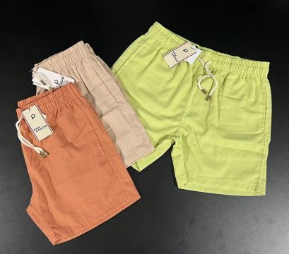 Shorts de linho para o verão