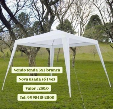 BARRACA GAZEBO/ usada somente 1 vez