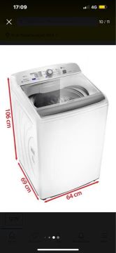 Máquina de Lavar Roupa 16 Kilos 