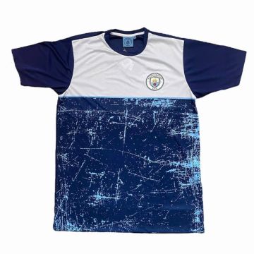 Camiseta Manchester City - Azul e Branco