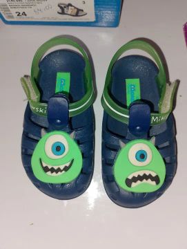 Sandália infantil masculina monstros S.A-Mike .