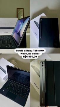 Galaxy Tab S10+ plus Novo na caixa