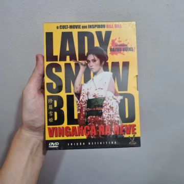 dvd lacrado digistack lady snowblood box com 2 dvds - meiko kaji versátil home vídeo