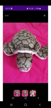 Tartaruga pelúcia 