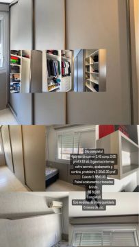 Armários para quarto completo todo em MDF