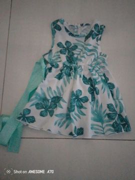 Vestido Infantil Tropical