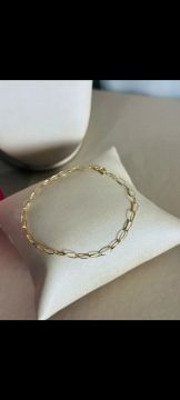 Colar de corrente fina em ouro 18k