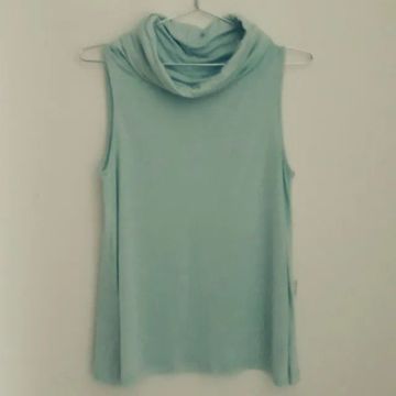 Blusa Gola Boba Soltinha Azul Claro Celeste Damyller - Tamanho P