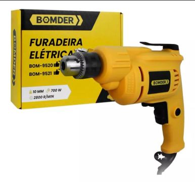 Furadeira Elétrica 220V Manutenção Ferramenta Com Fio 700 watts