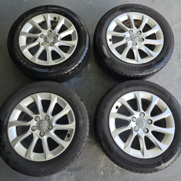 JOGO de roda Audi aro 16 5 furos com pneus novos