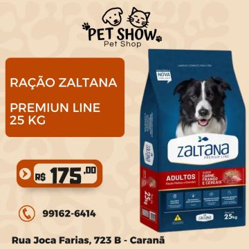 Ração Zaltana Premium Line Adultos 25kg