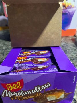 Caixa de Chocolate Bel Marshmallow + Caramelo