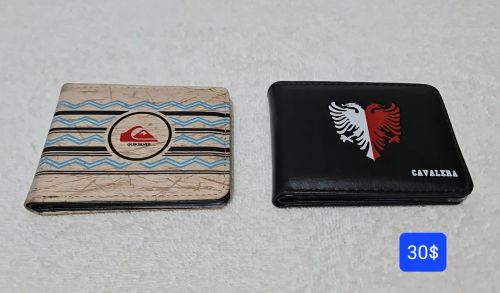 Carteiras da Quiksilver e Cavalera