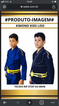 Kimono Infantil Jiu-jitsu - Judo