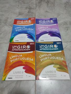 Coleção 4 livros Português Um Giro pela Aprendizagem - 6º ao 9º Ano