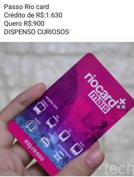 RioCard Mais - R$ 900,00