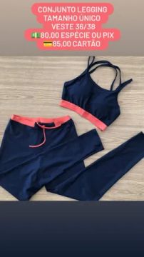Moda fitnnes conjunto legging 