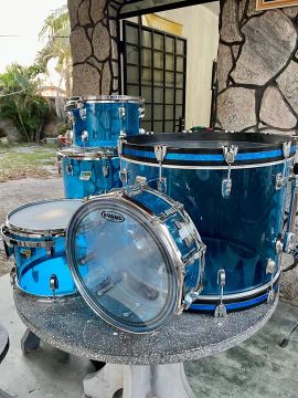 Bateria Ludwig Vistalite Blue