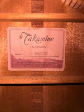 Violão Takamine G séries EG320c