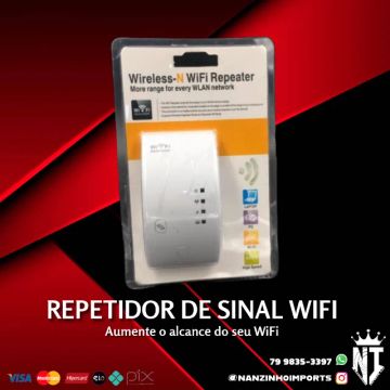 Roteador Wireless Repetidor Sinal Repeater 300mbps Wifi