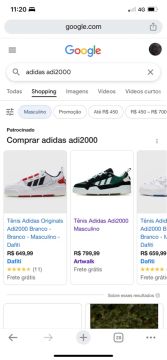 Tênis Adidas Adi2000 Branco Masculino