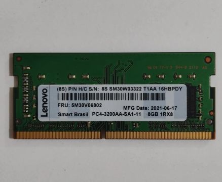 Memória RAM Lenovo 8GB DDR4 3200MHz