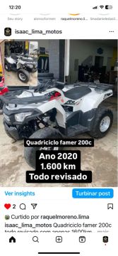 Quadriciclo Famner 200 cc 4x 2