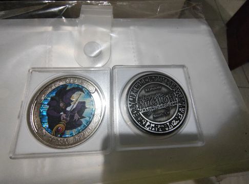 Moeda Yu-Gi-Oh Dark Magician Bandai Toei 1999