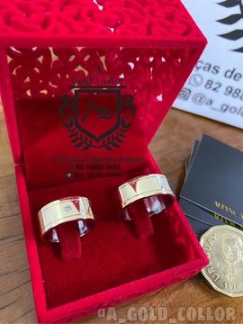 Alianças de moedas lindas A