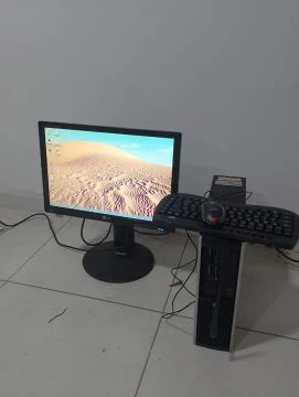 Computador completo i5 8 gigas monitor regulável formatado wi-fi integrado 