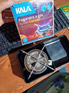 Fogareiro a Gás Portátil Camping Kala - Novo - Entrego 