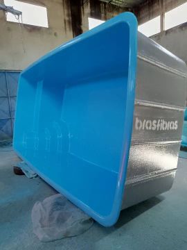 Piscina de 5.25metros fibra Brasfibras® + conj filtro 