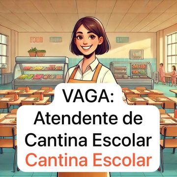 Atendente de Cantina Escolar