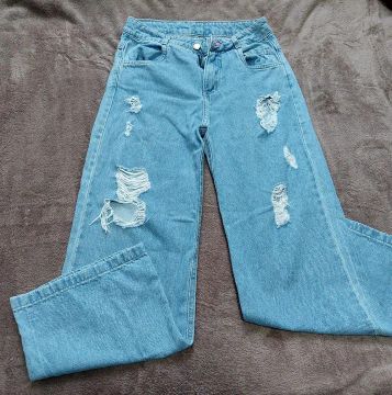 Calça pantalona infantil, menina tam 12
