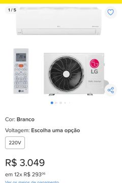Ar condicionado Lg 