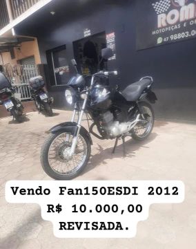 Fan 150 ESDI 2012 Revisada - R$ 10.000,00