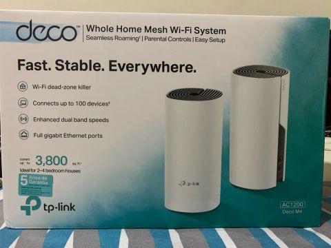 Kit 2 Roteadores Mesh TP-Link Deco M4 Ac1200