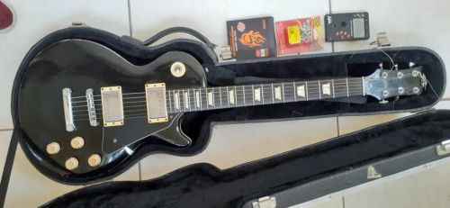 Guitarra Les Paul Madeira Ipê Captadores Kent Armstrong Usada BH