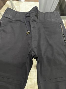 Calça De sarja jogger Masculina Preta tamanho 42 slim 