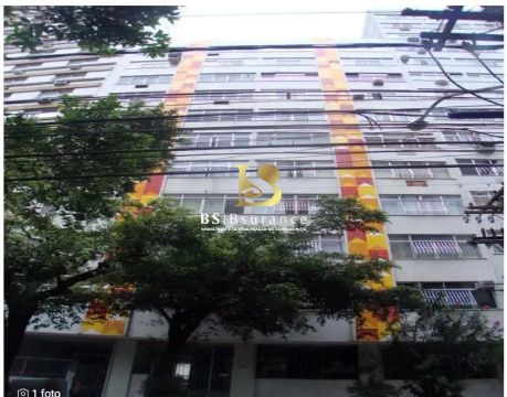 BS IMOBILIARIA VENDE apartamento 2 quartos, Icaraí, andar alto, silencioso, próximo Casas 