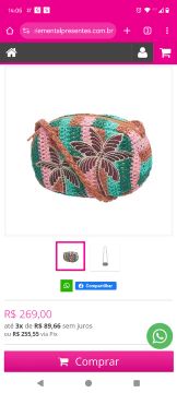 Bolsa Farm Chuchu Artesanal 