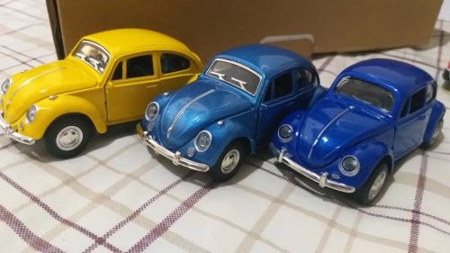 Fusca miniatura em metal 1-32 cores