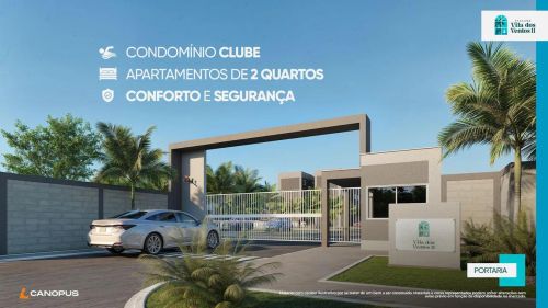 057- Excelente apartamento na planta de 40,94 m², próximo de praias, do Wang Park, Viveiro